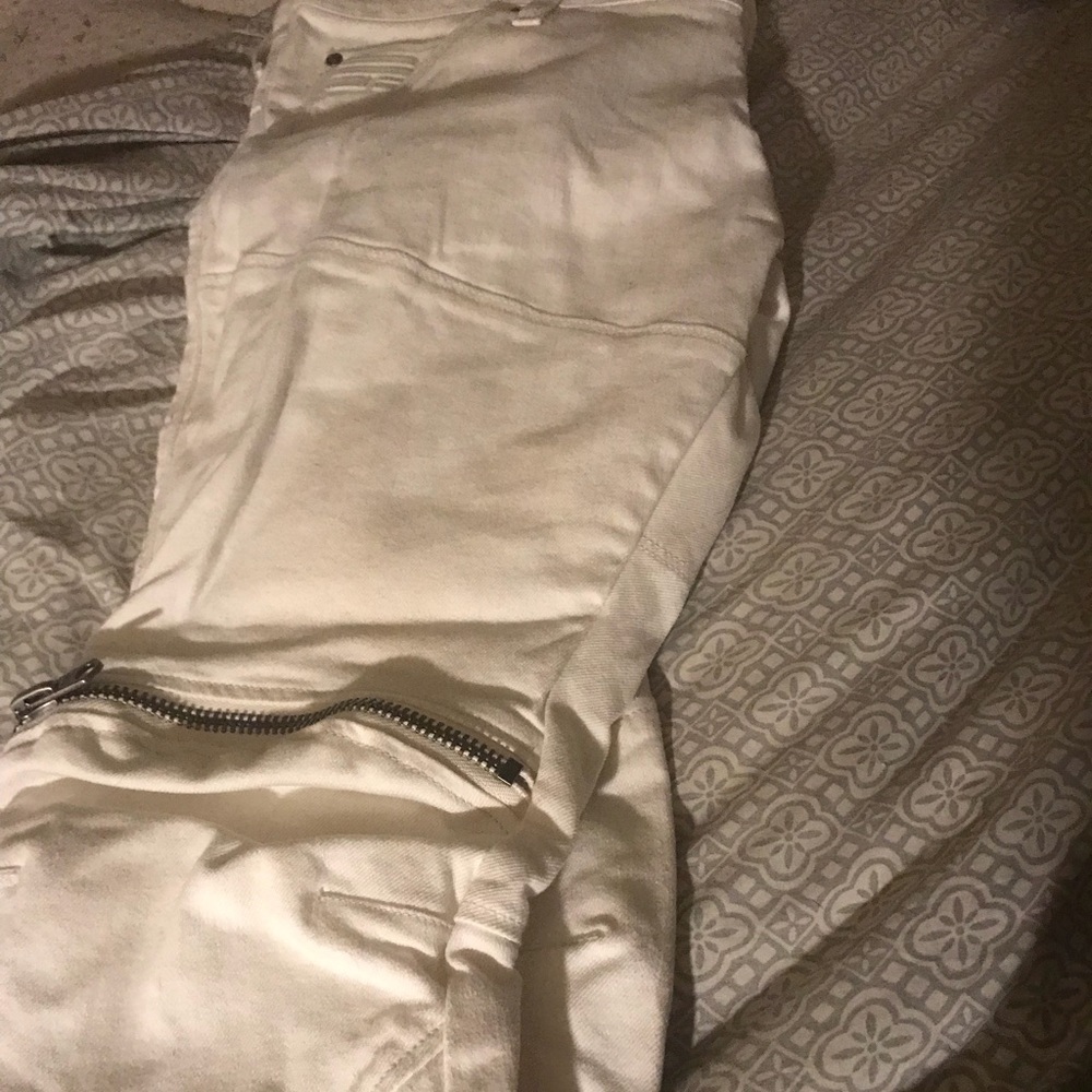 G star white denim jeans for men width36length 32